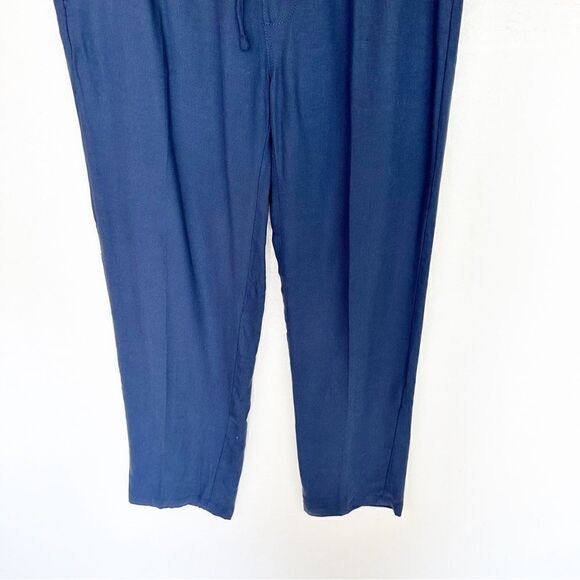 Onia Navy Elastic Tencel Pants Lounge Large - Picture 7 of 8